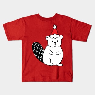 Christmas Beaver Kids T-Shirt